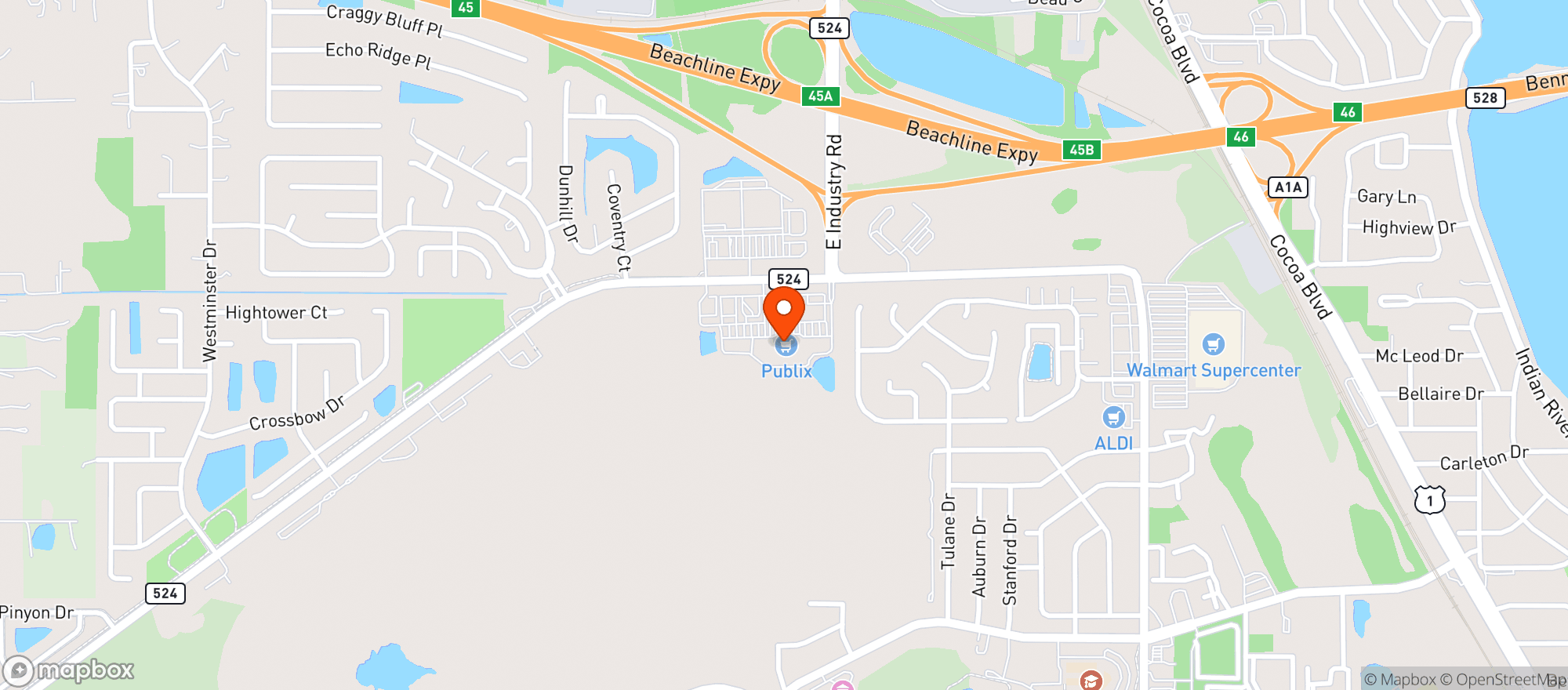Map showing Clearlake Liquors Inc