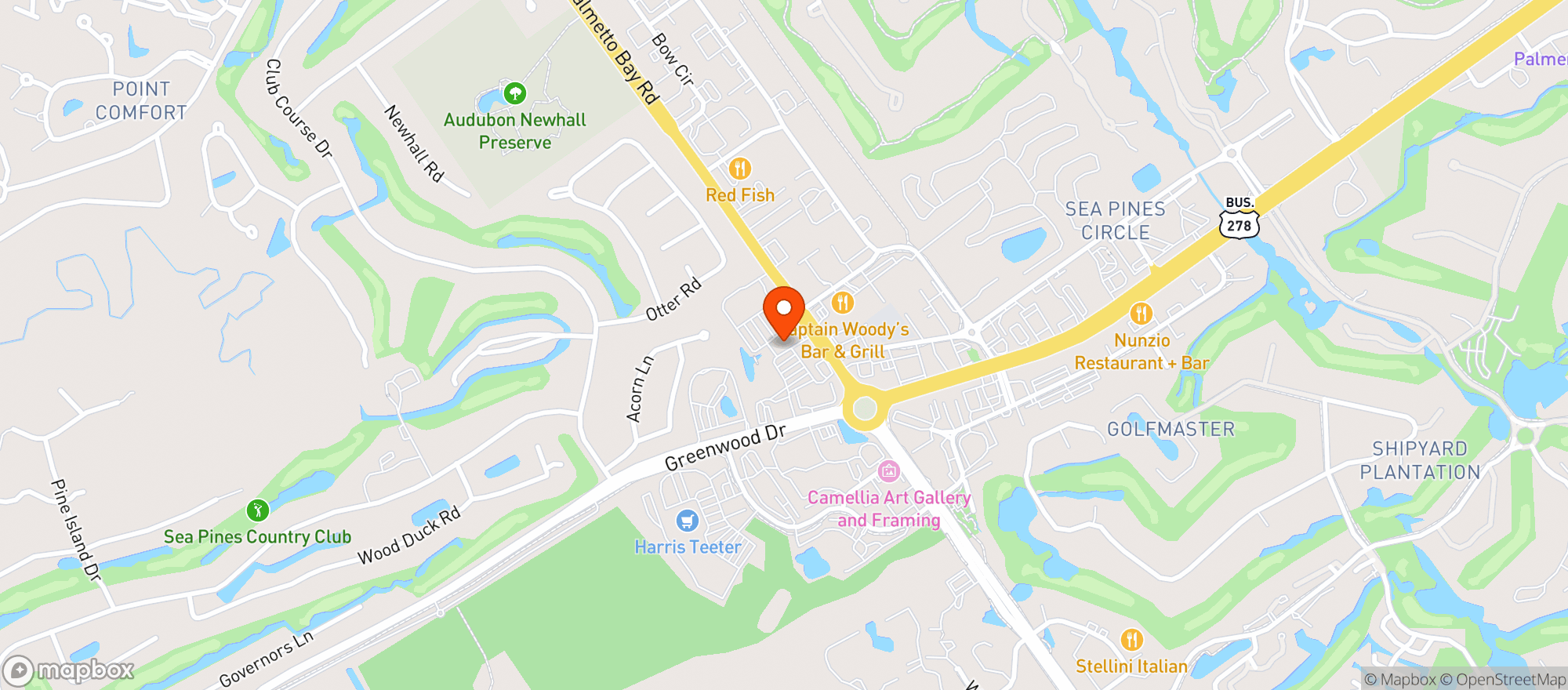 Map showing Publix