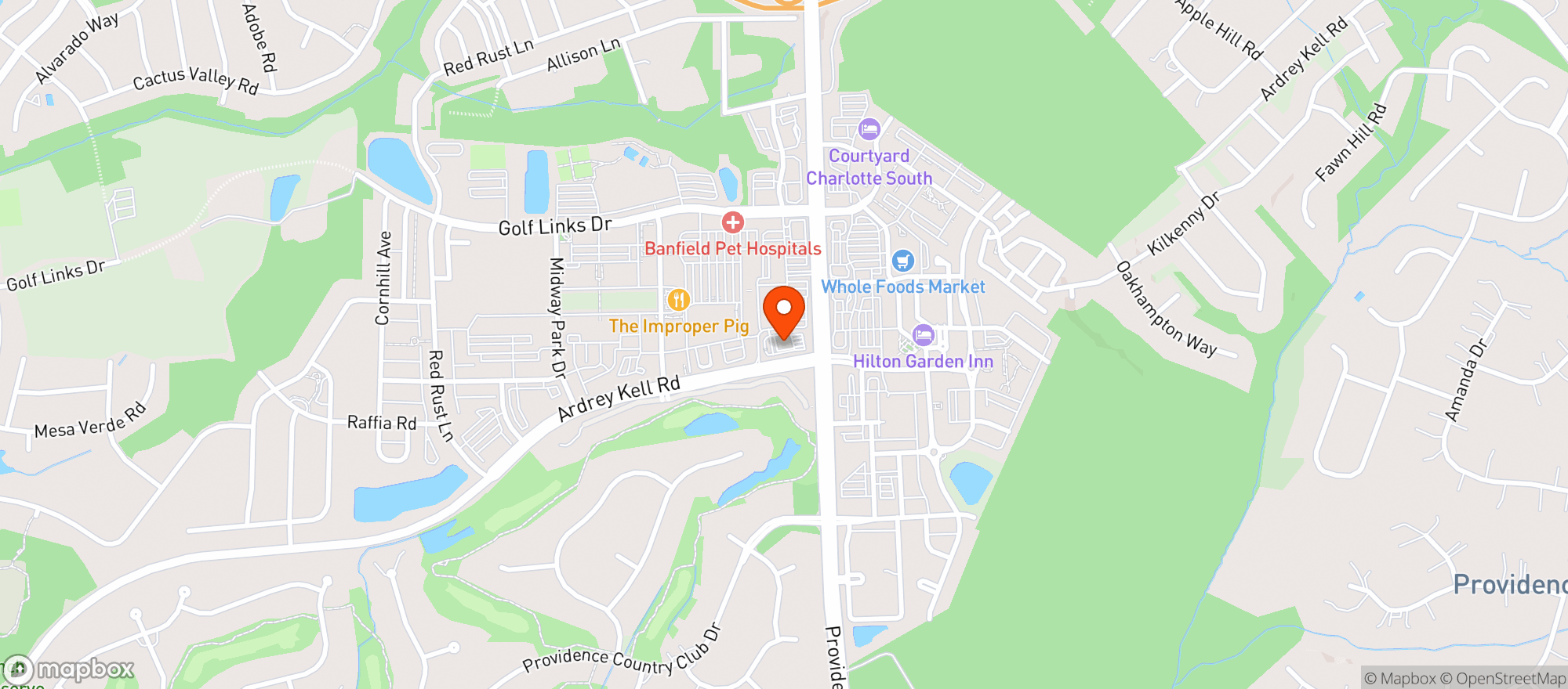 Map showing Circle K #2723944