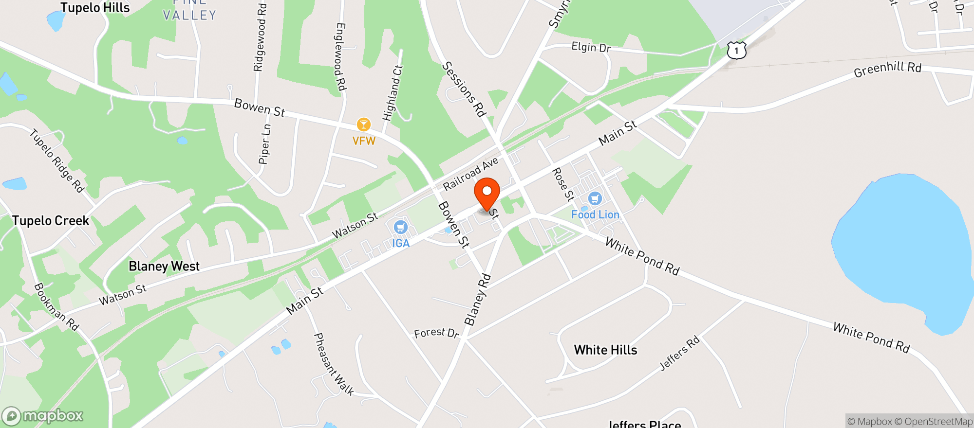 Map showing Circle K #2720315