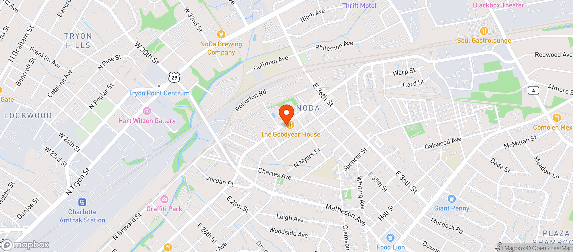 Map showing Chiefs Modern Cocktail #0