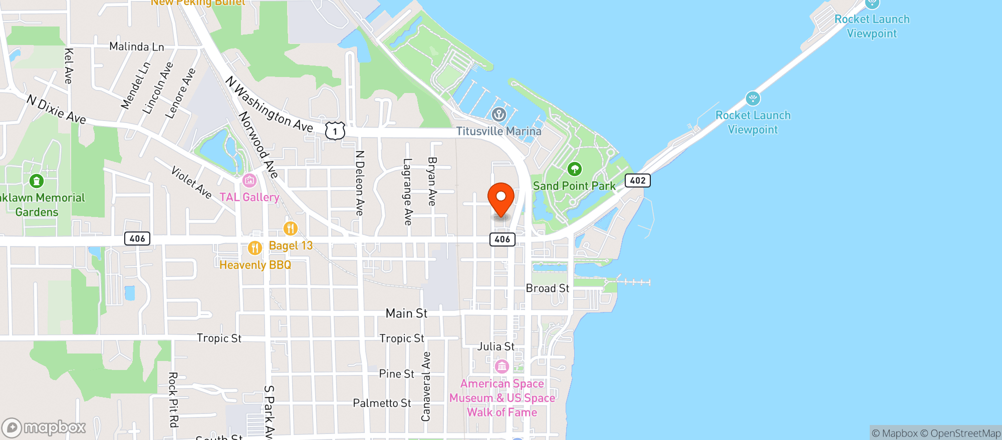 Map showing Cumberland Farms #9783