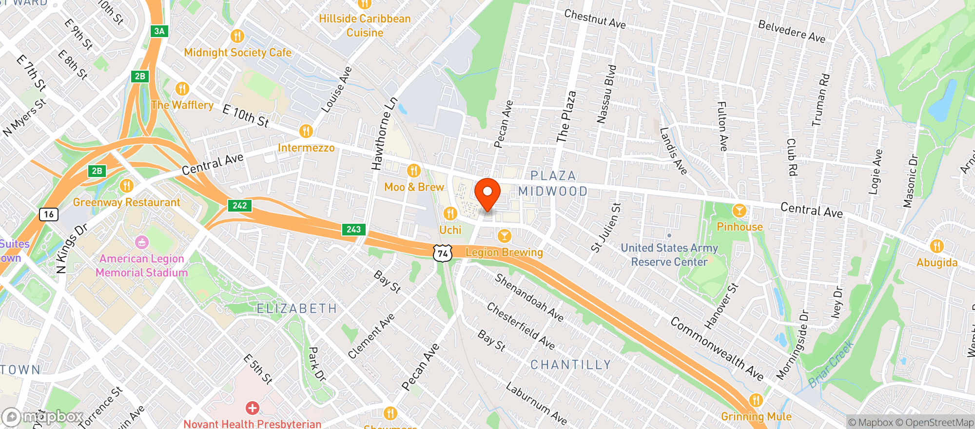 Map showing Smooth Monkey