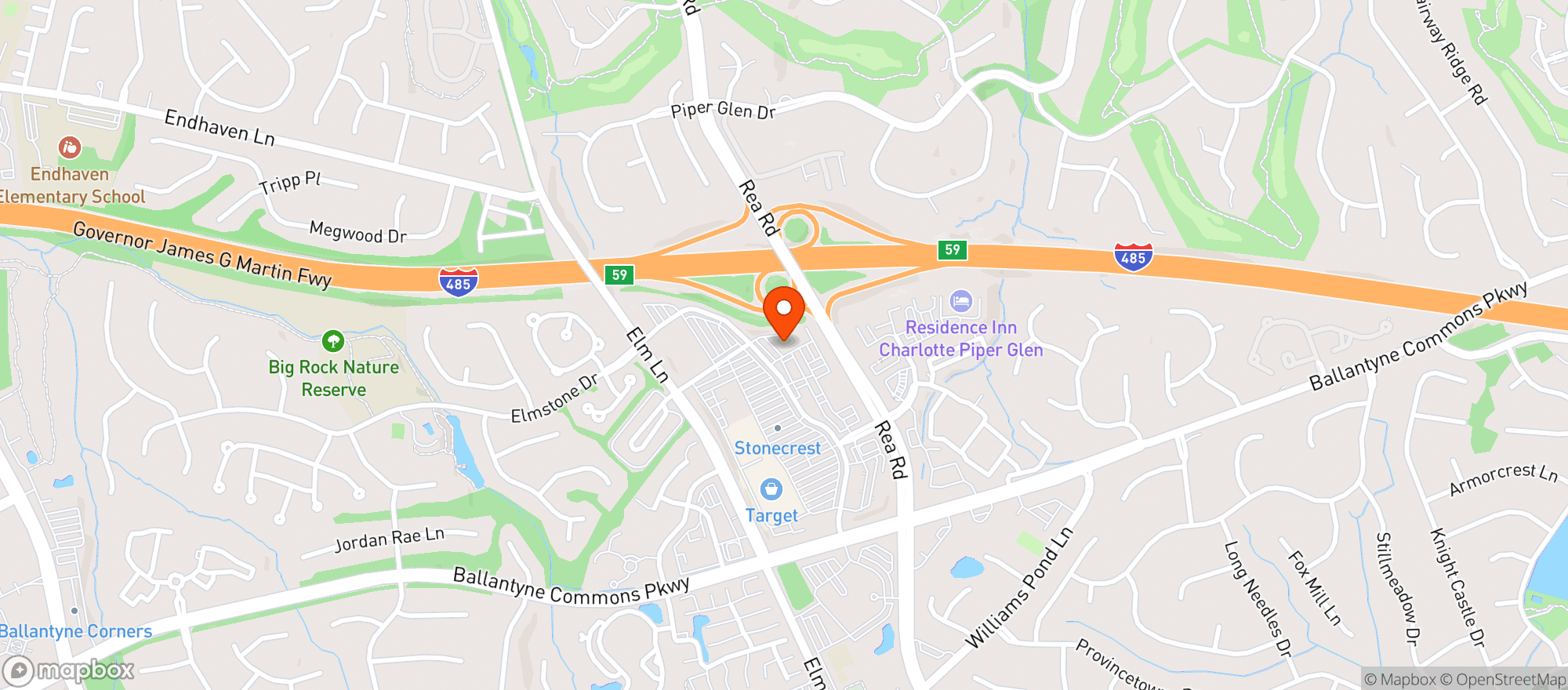 Map showing Firebirds Wood Fired Gr #1