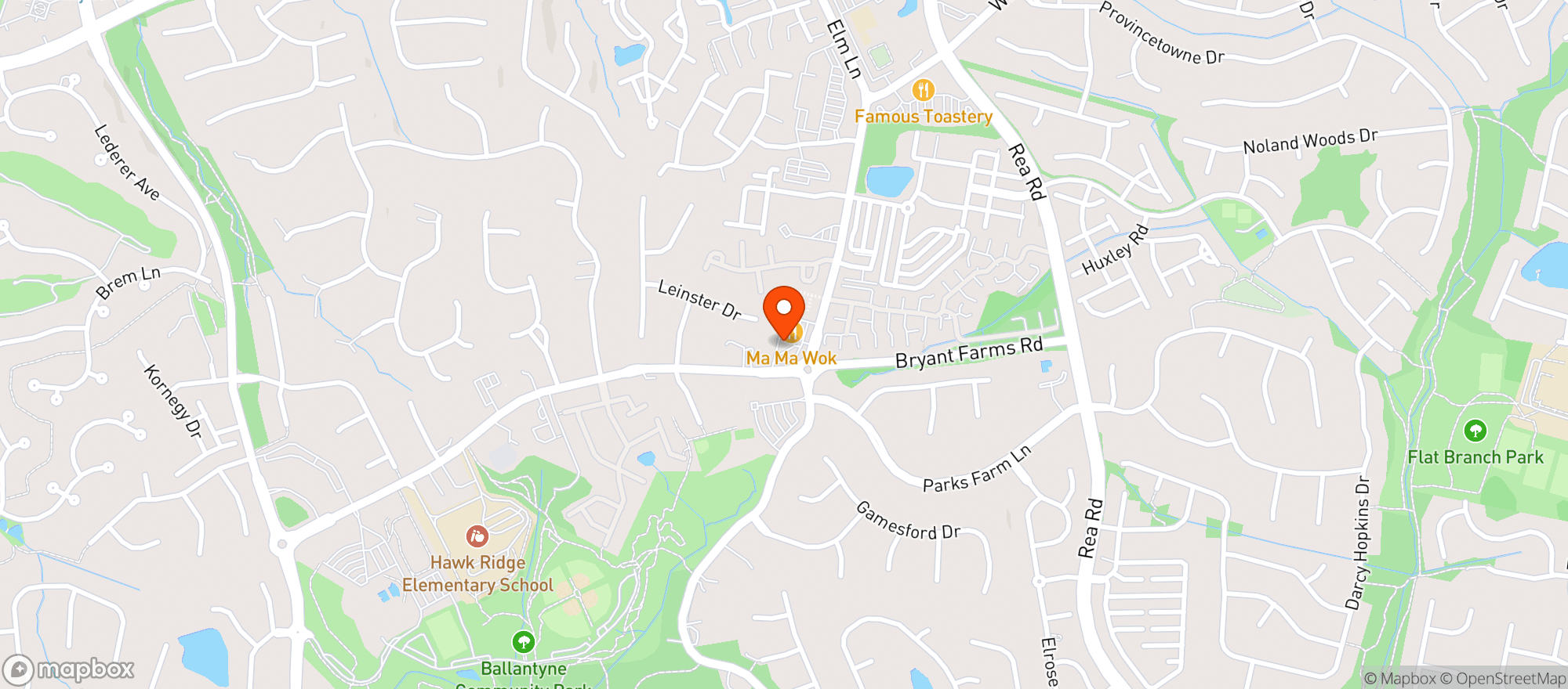 Map showing Adams Mart 4