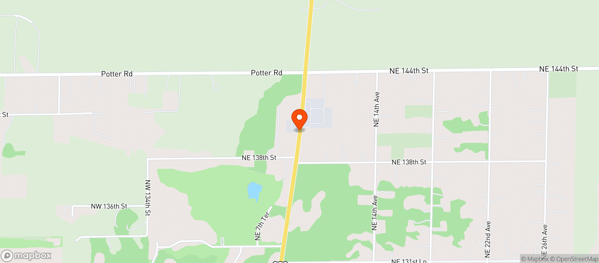 Map showing Country Hills Store