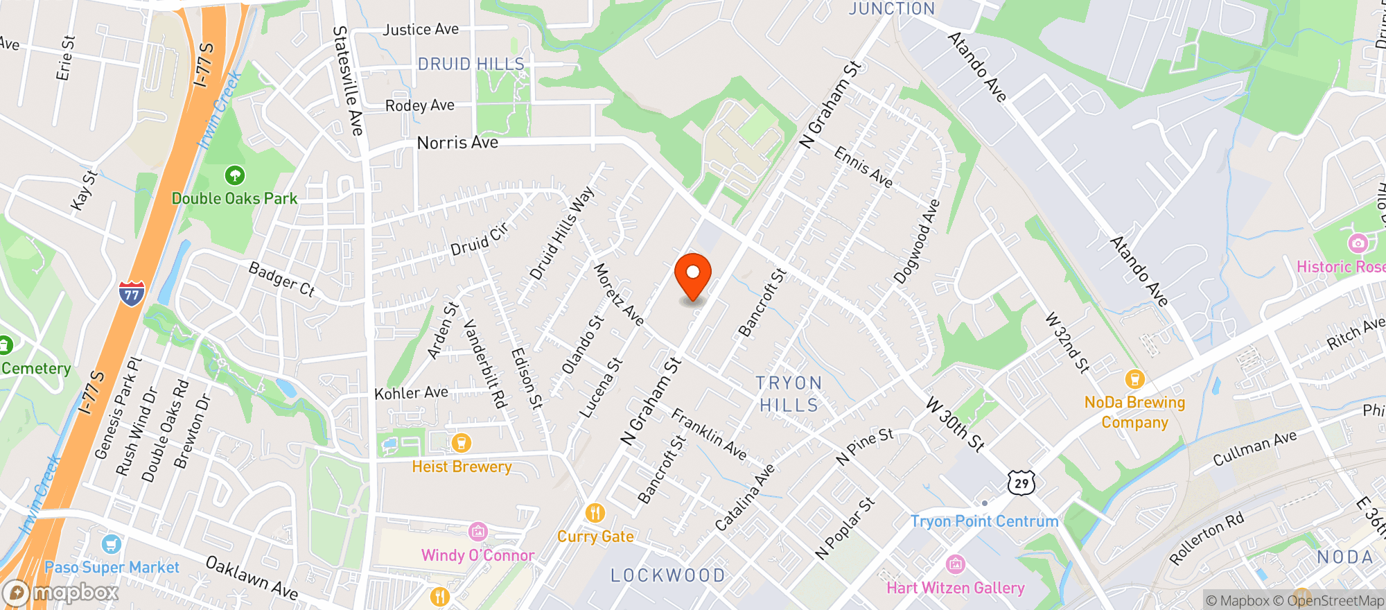 Map showing Fast Mart 27