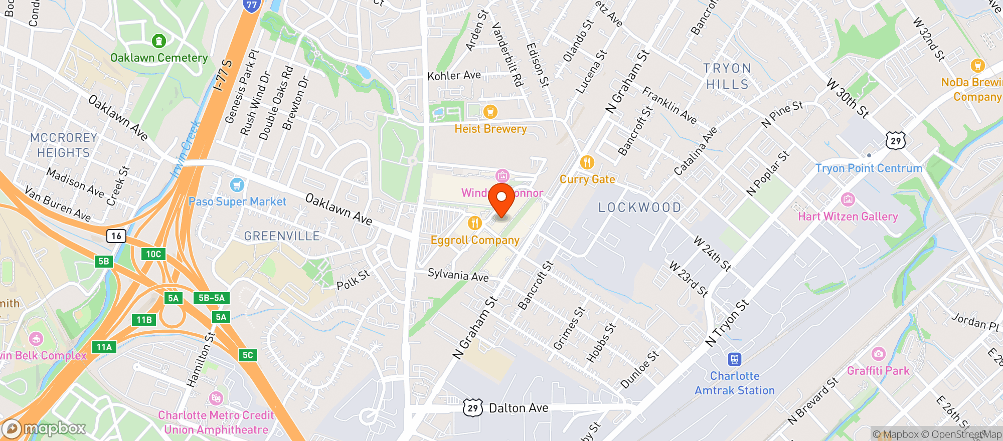 Map showing Tipsy Pickle