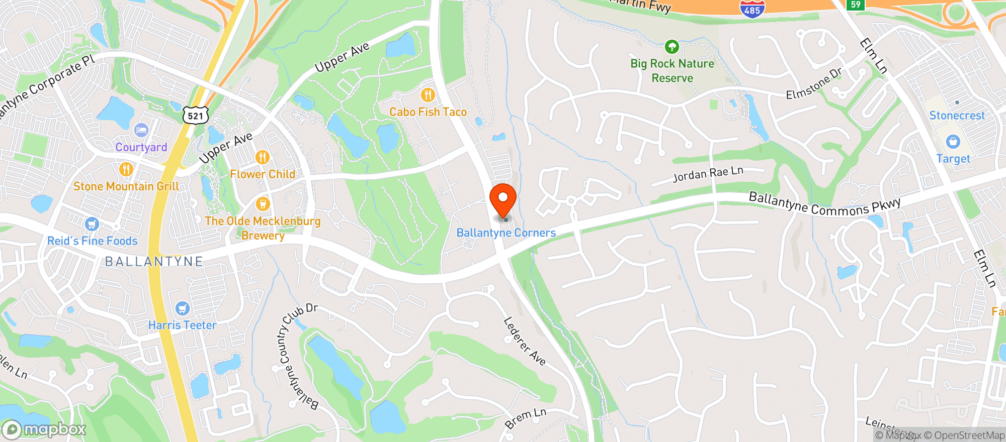 Map showing Nora Macs