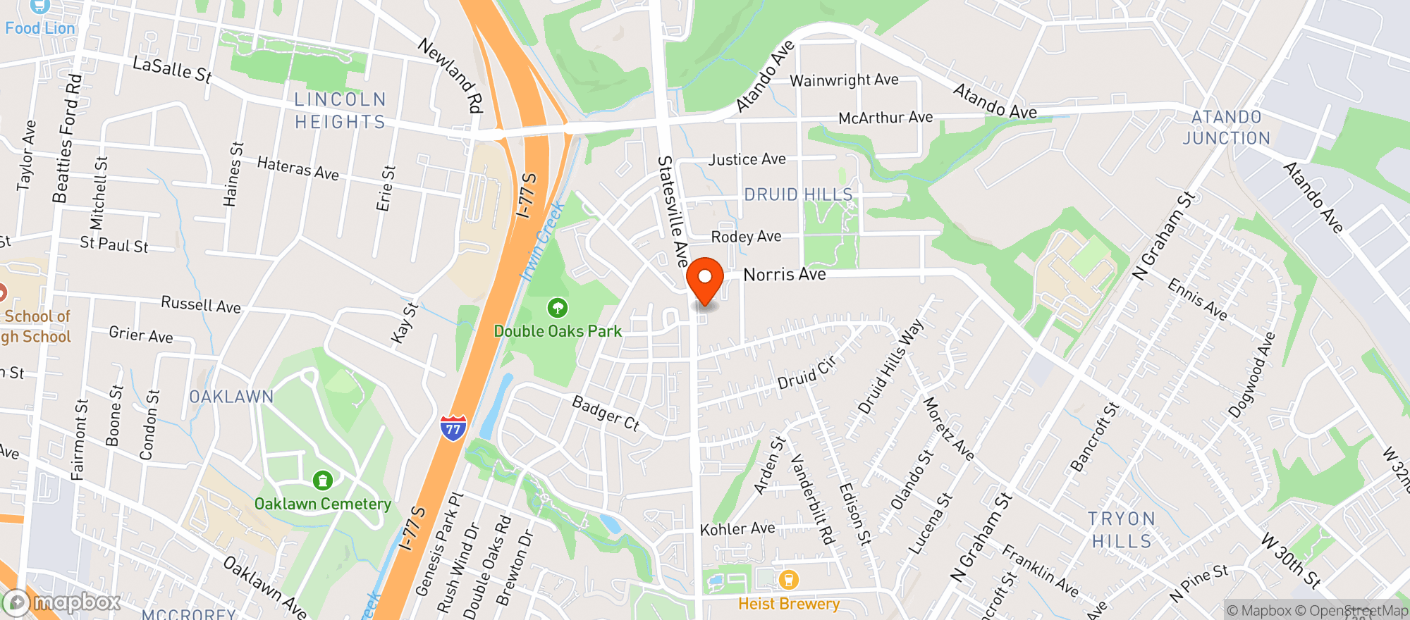 Map showing S And T Express Mart