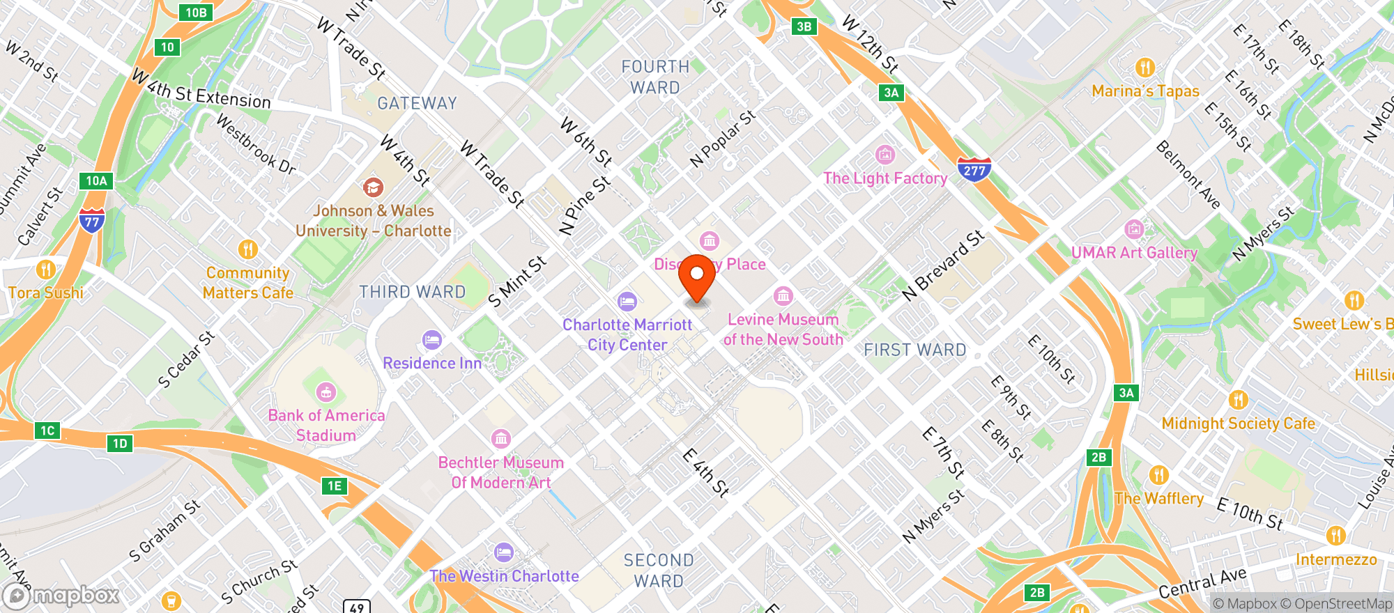Map showing Ri Ra Irish Pub