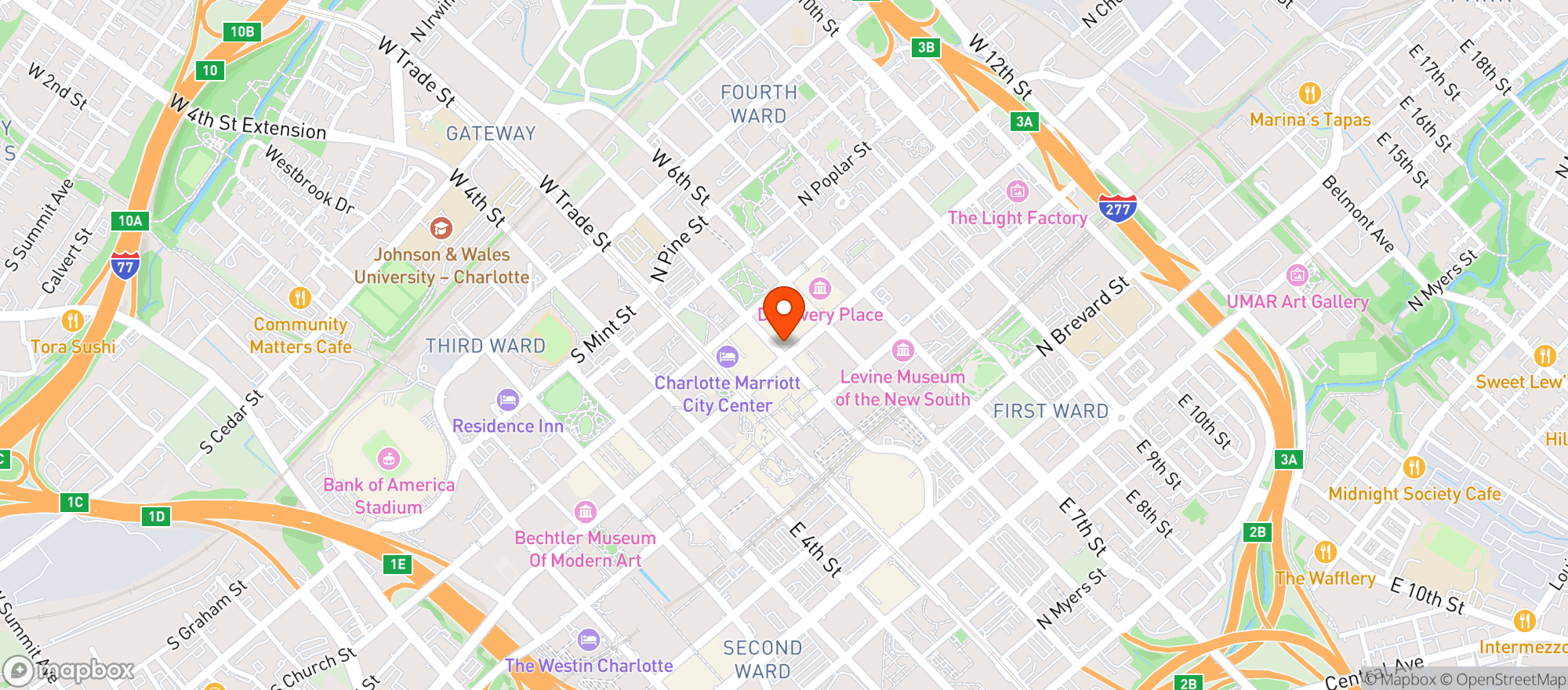 Map showing Cowbell