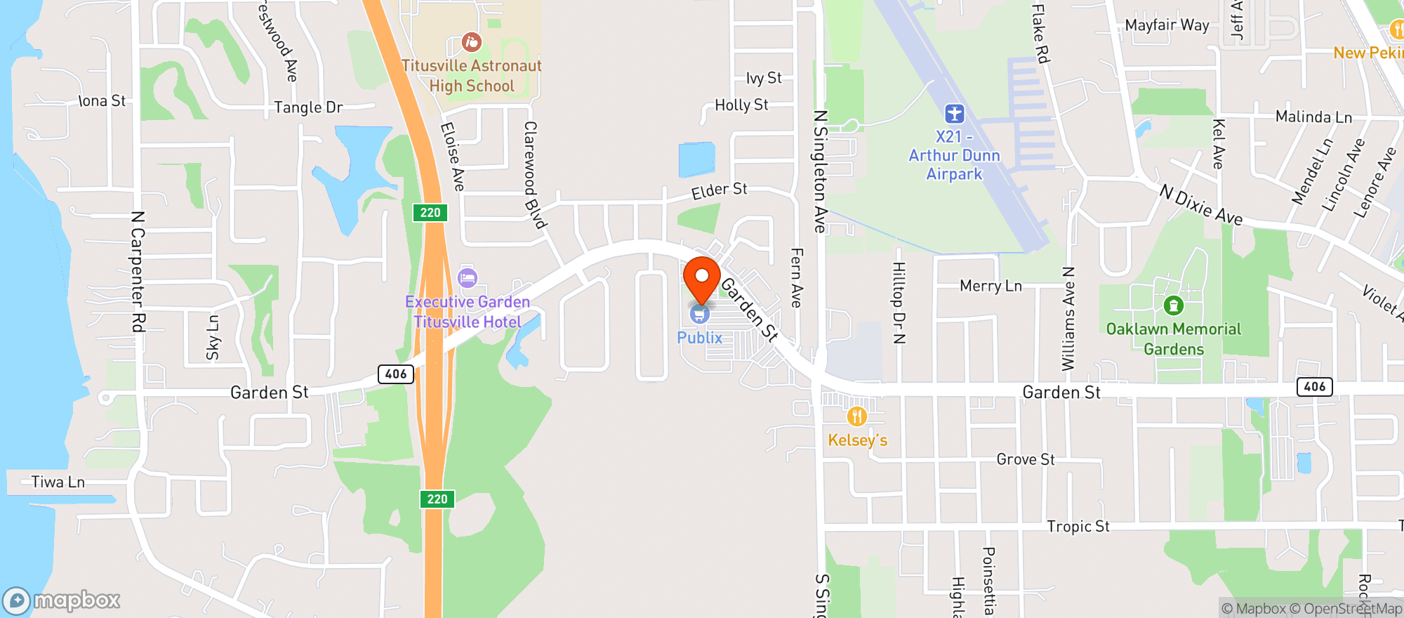Map showing Gnc