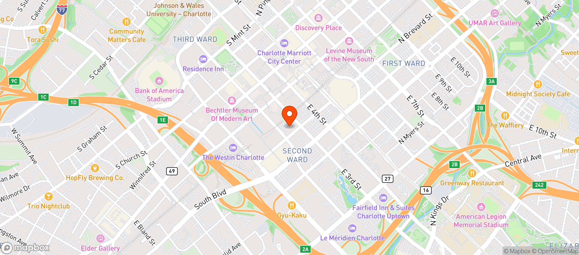 Map showing The Public House