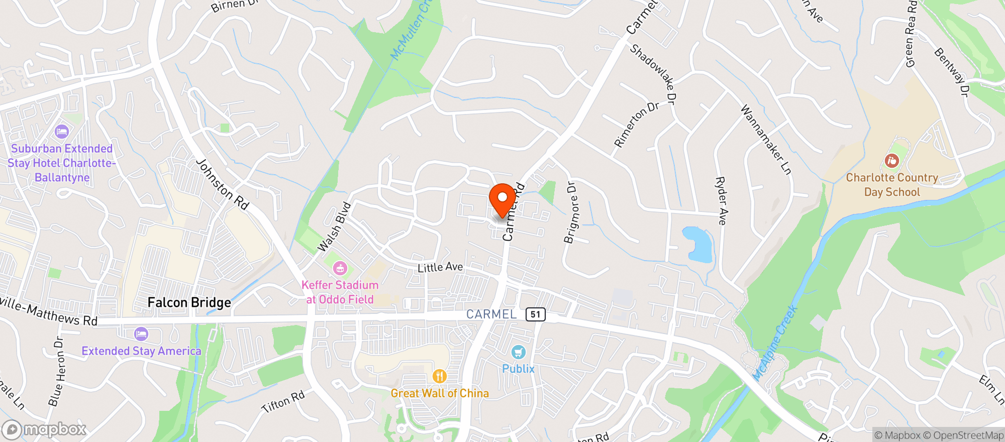 Map showing Opentap