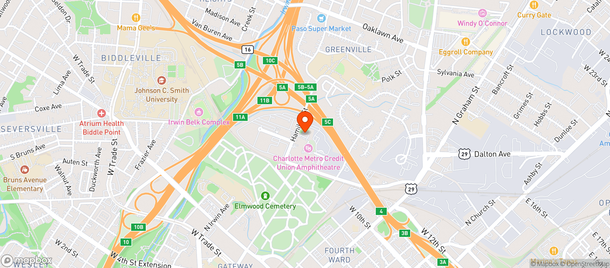 Map showing Vbgb Beer Hall