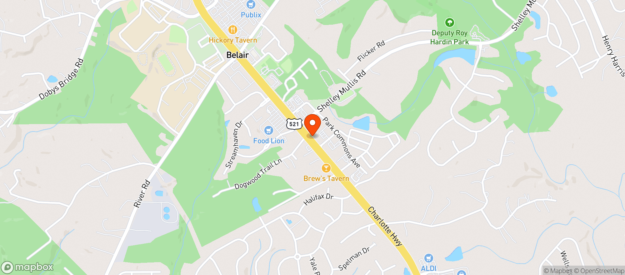 Map showing CIRCLE K #2708884
