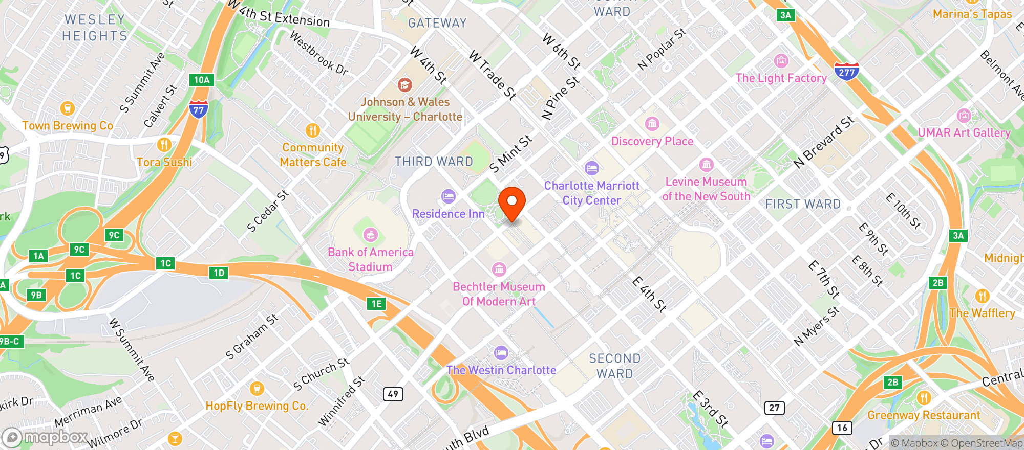 Map showing Valhalla Pub And Eatery