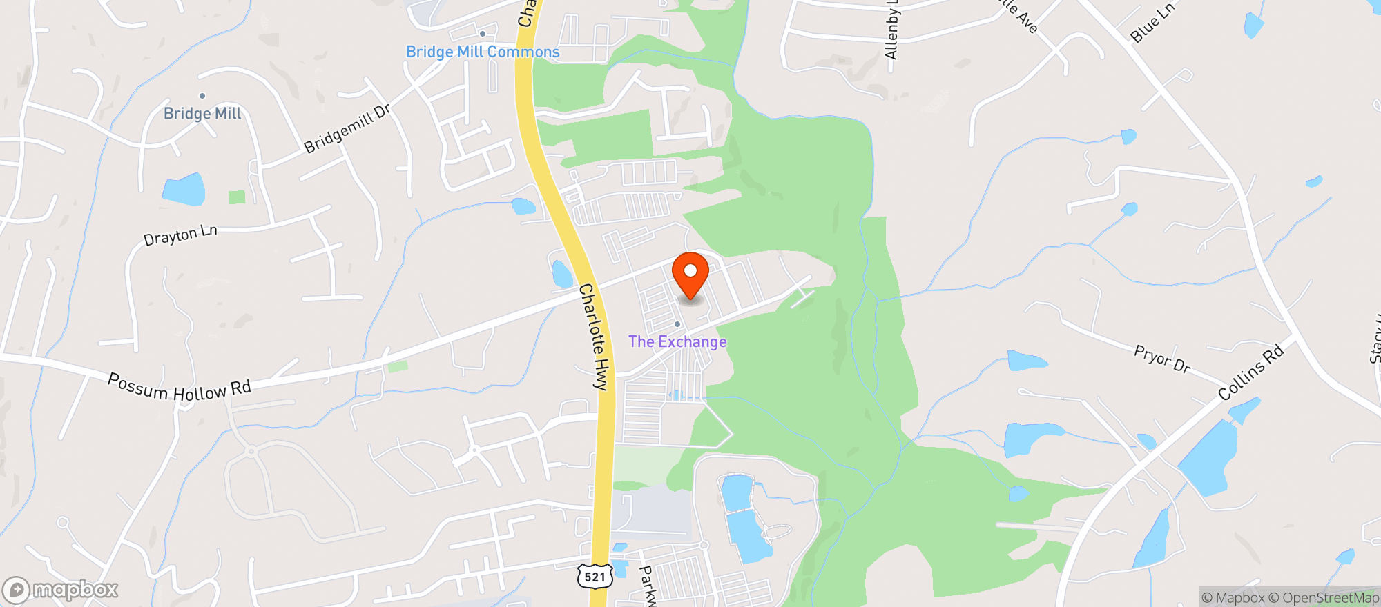 Map showing Lowes Food #283