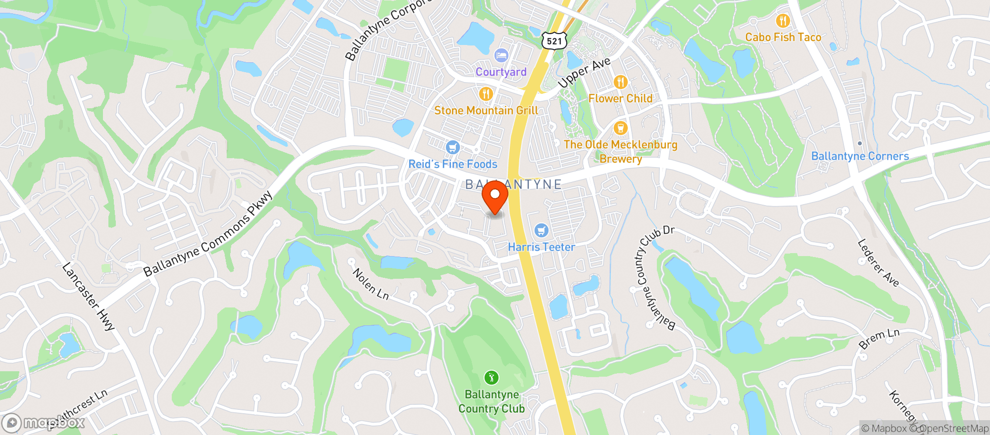 Map showing Mellow Mushroom #139