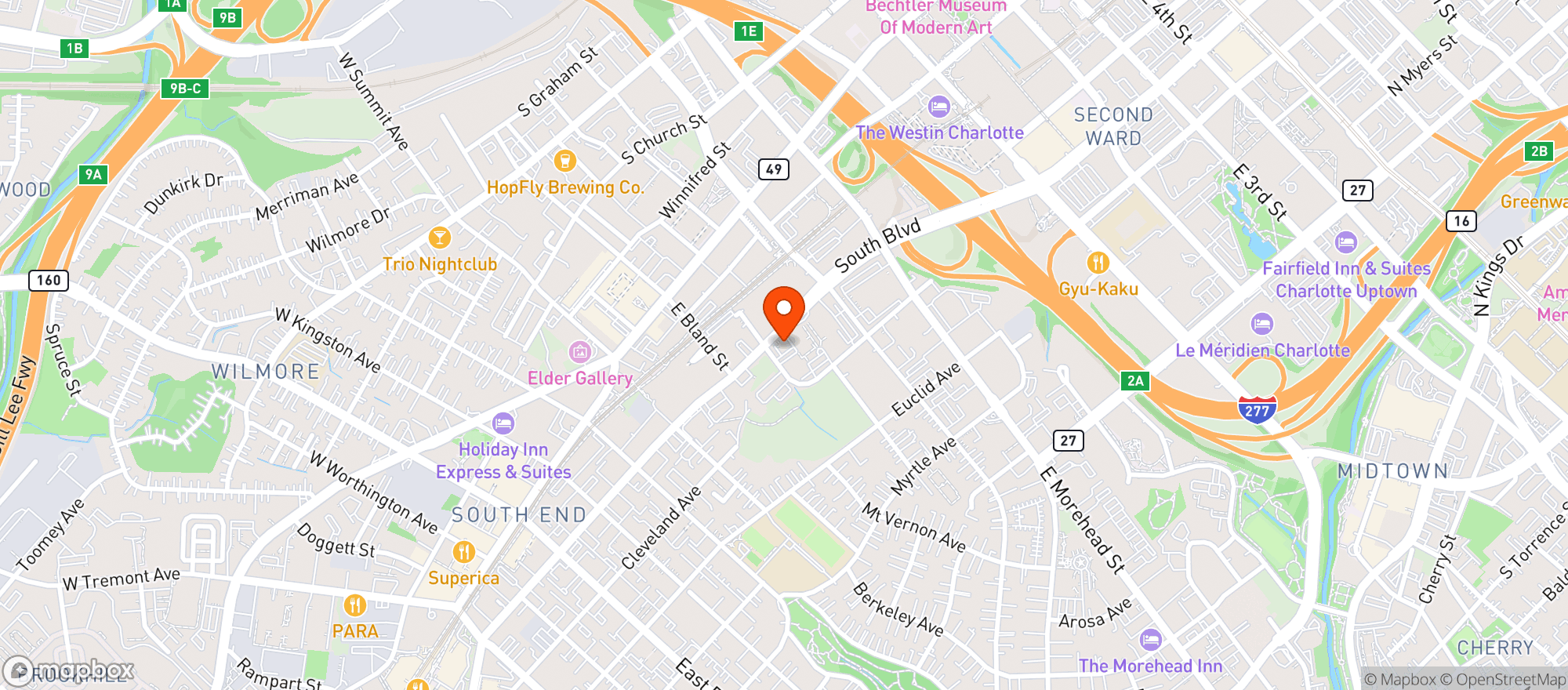 Map showing Matador
