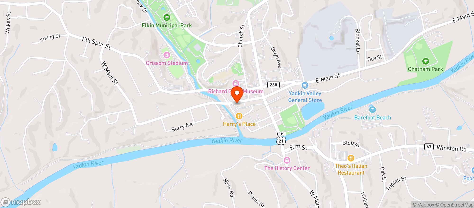 Map showing Fruition
