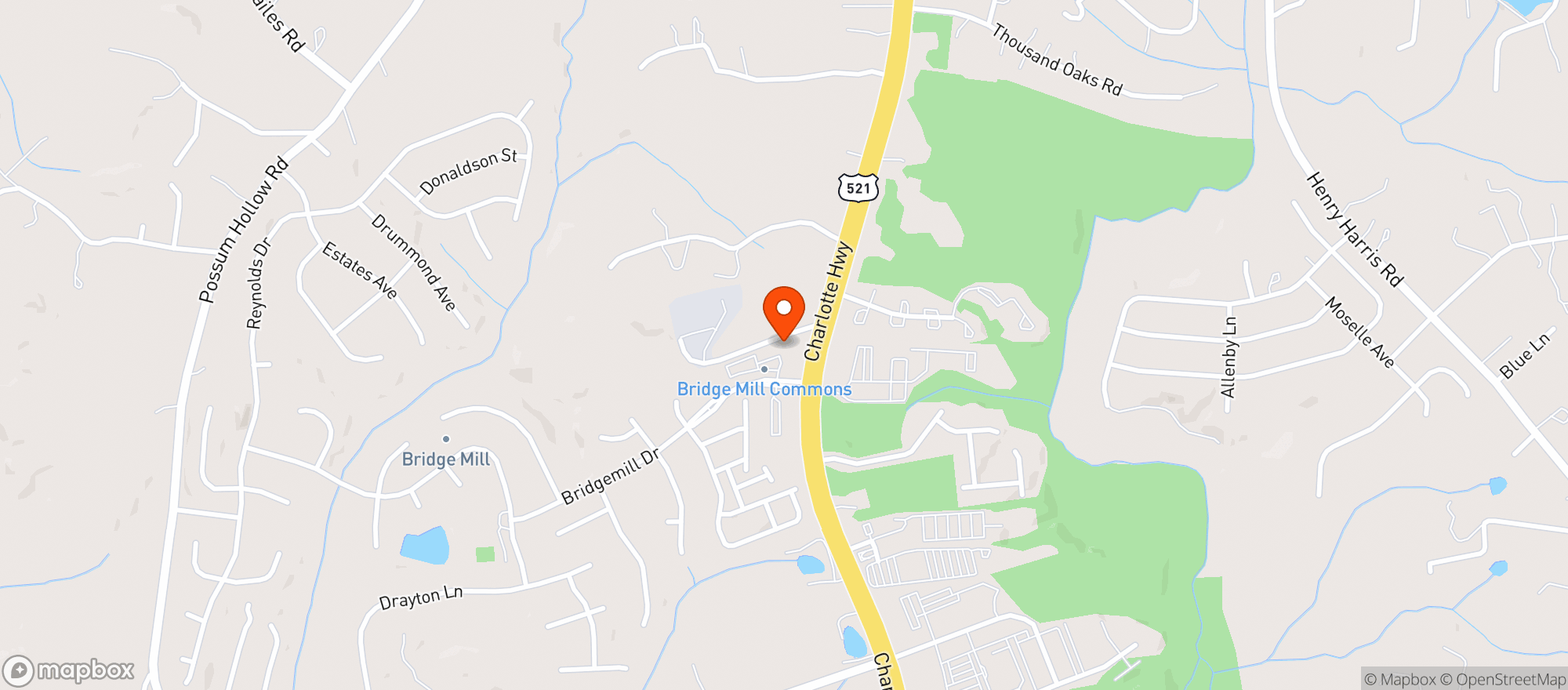 Map showing Ny Butcher Shoppe