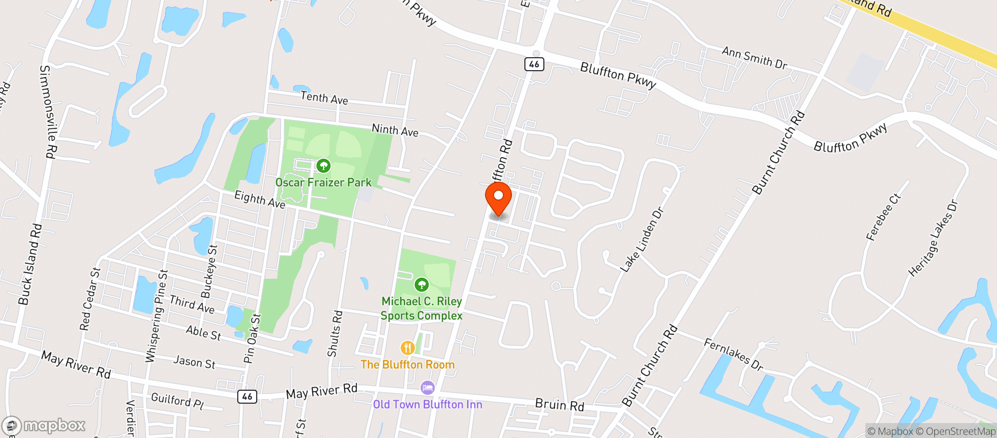 Map showing CRAFT KITCHEN