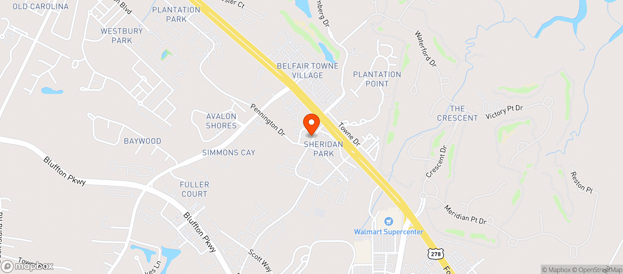 Map showing Grind Coffee Roasters