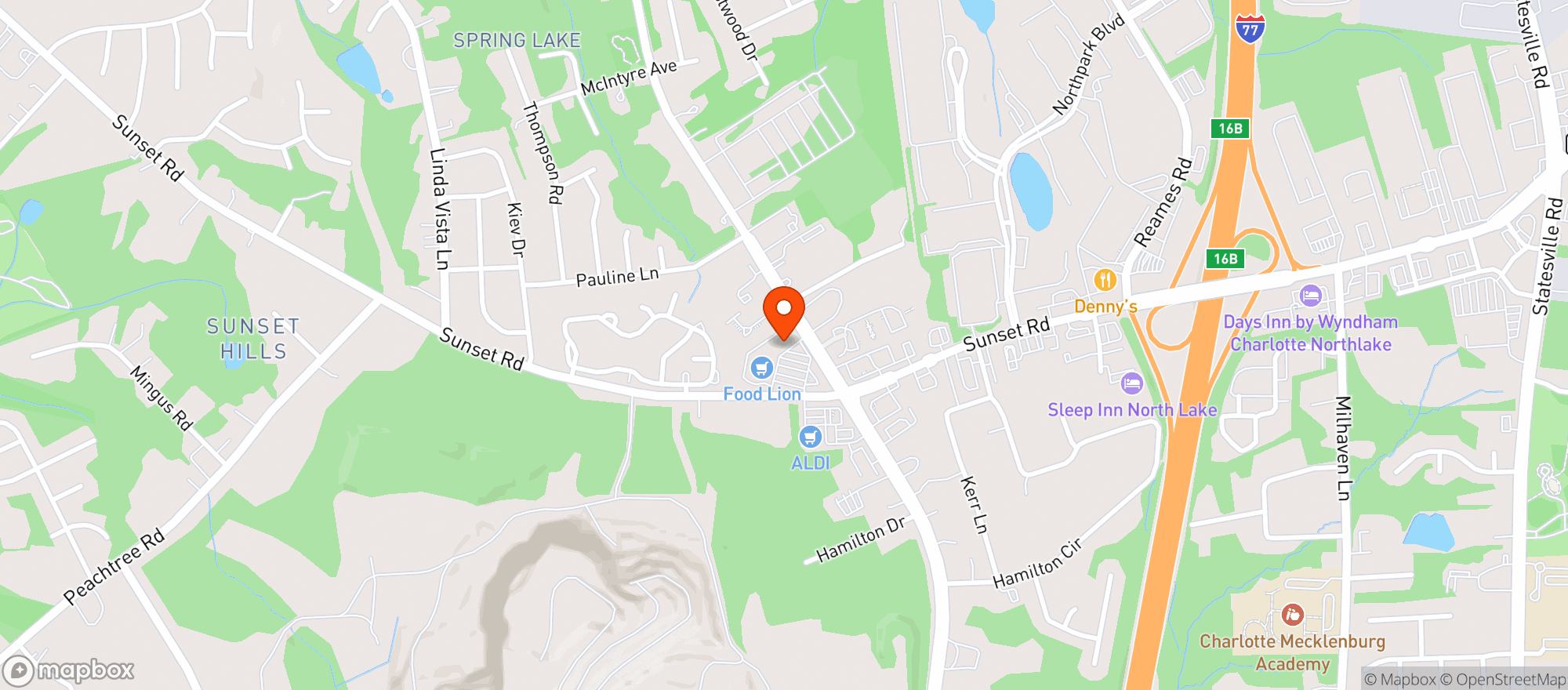 Map showing Food Lion