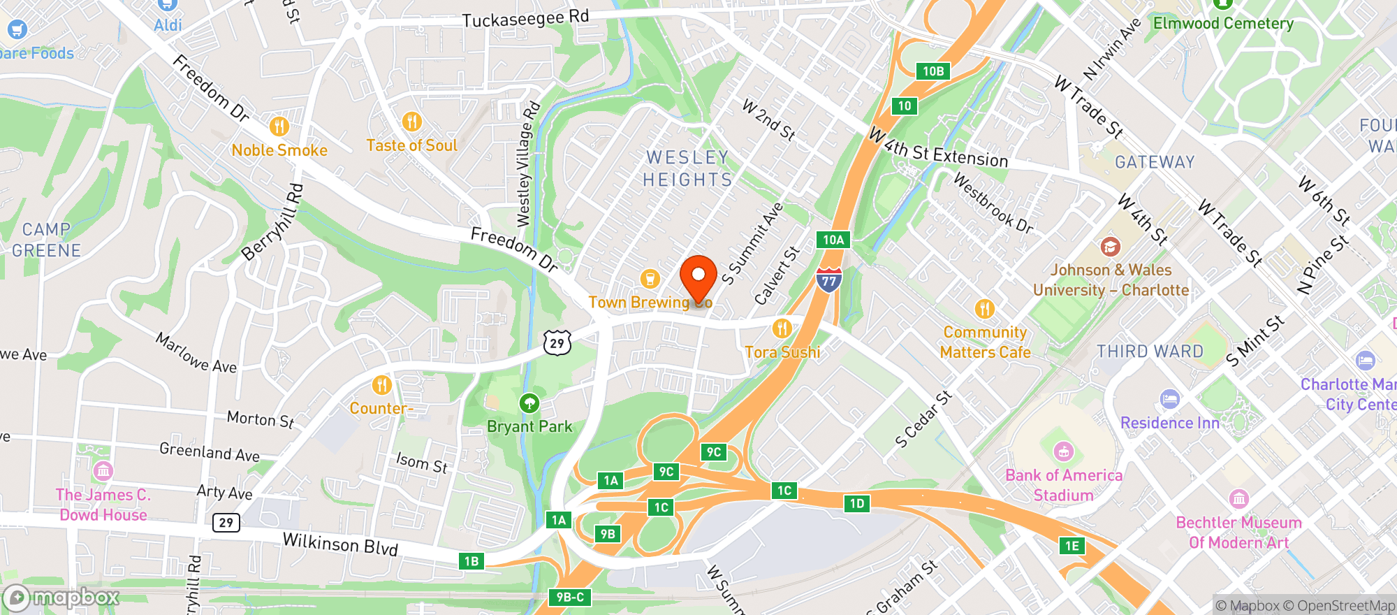 Map showing Jack Beagles