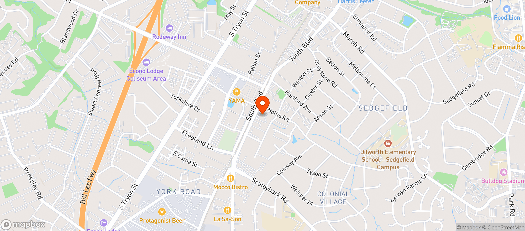 Map showing Dom?s Dive Bar Loso