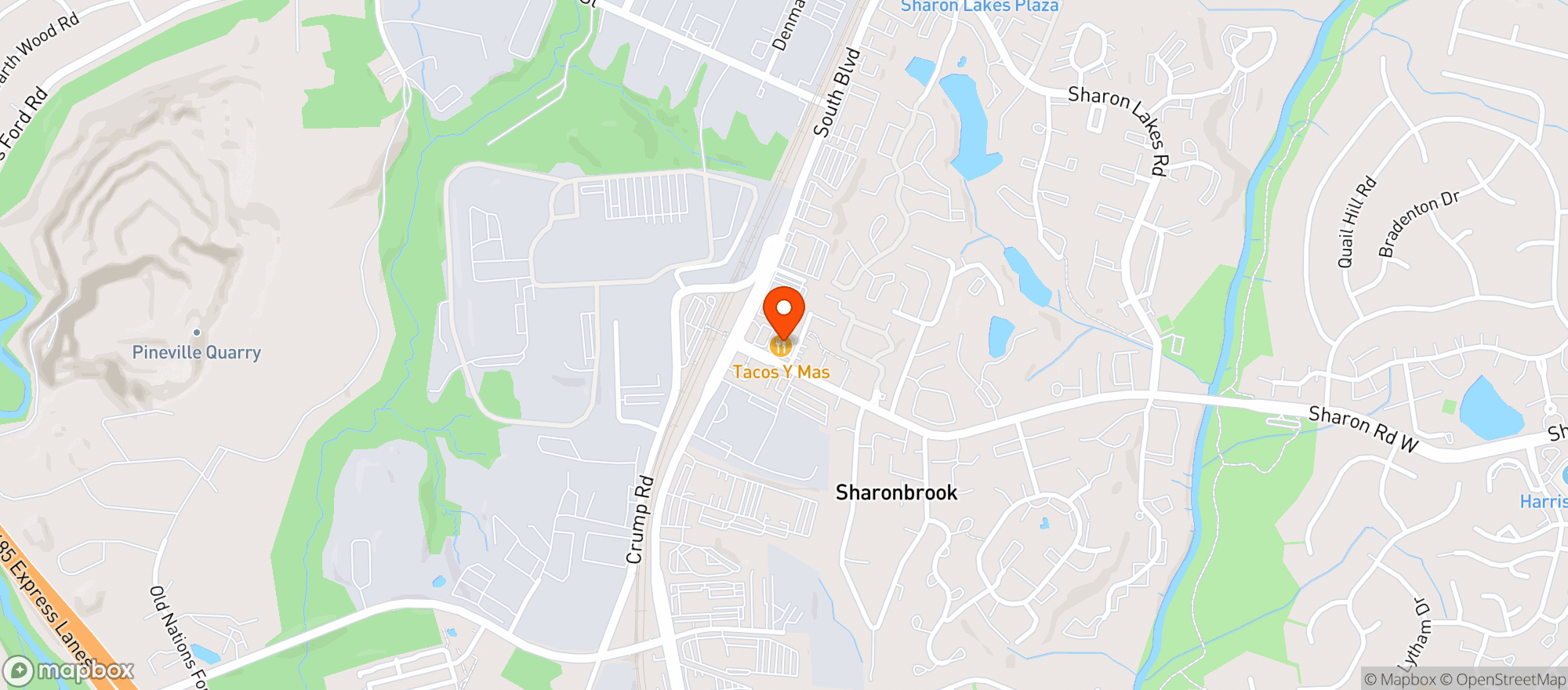 Map showing Gs Food Mart