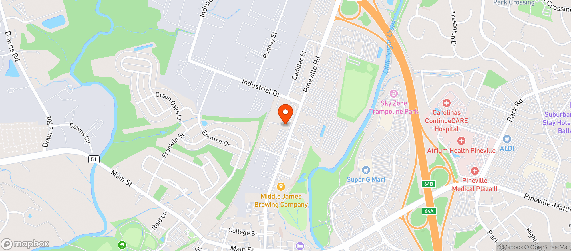 Map showing Hatoya Mart