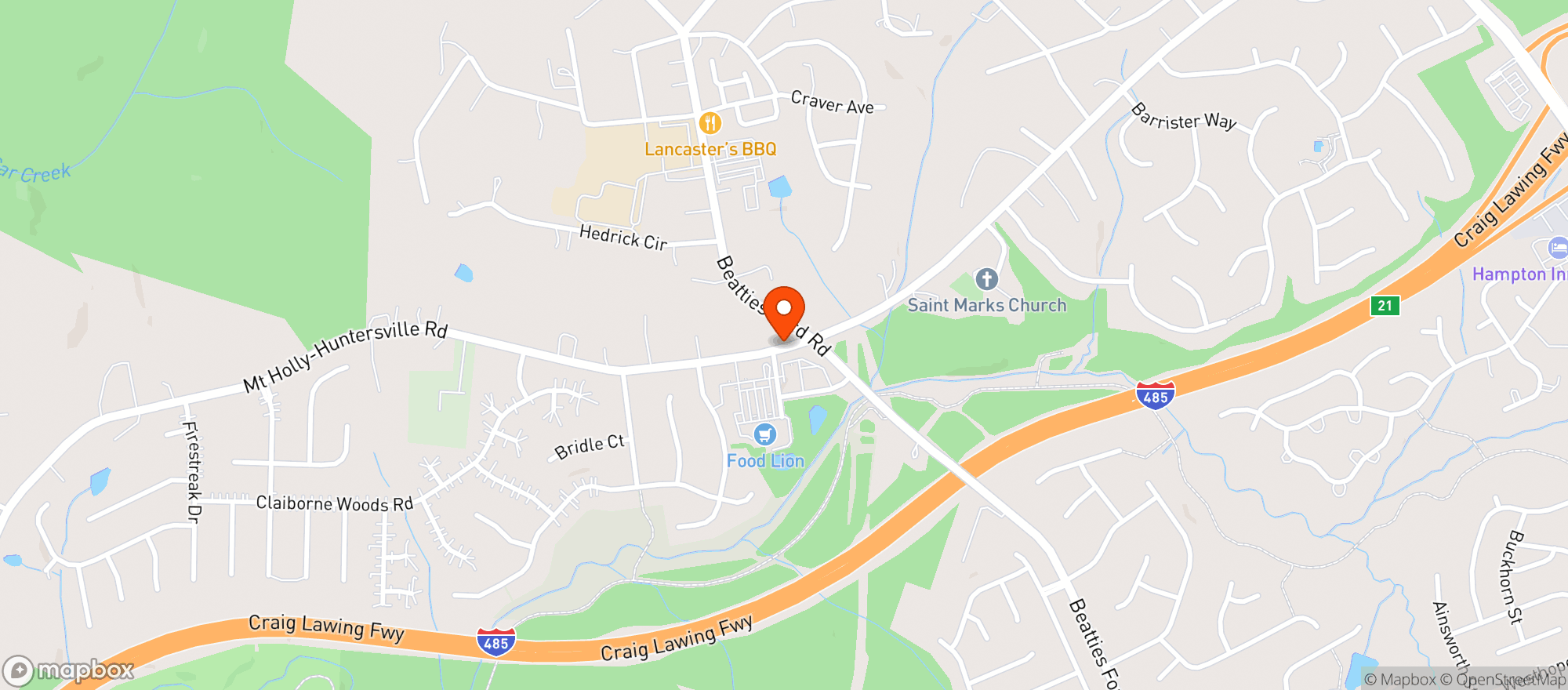 Map showing Cvs Pharmacy