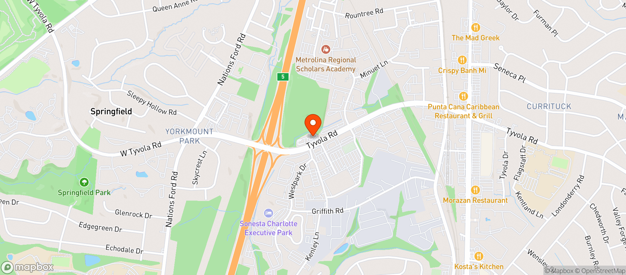Map showing Circle K #2723928