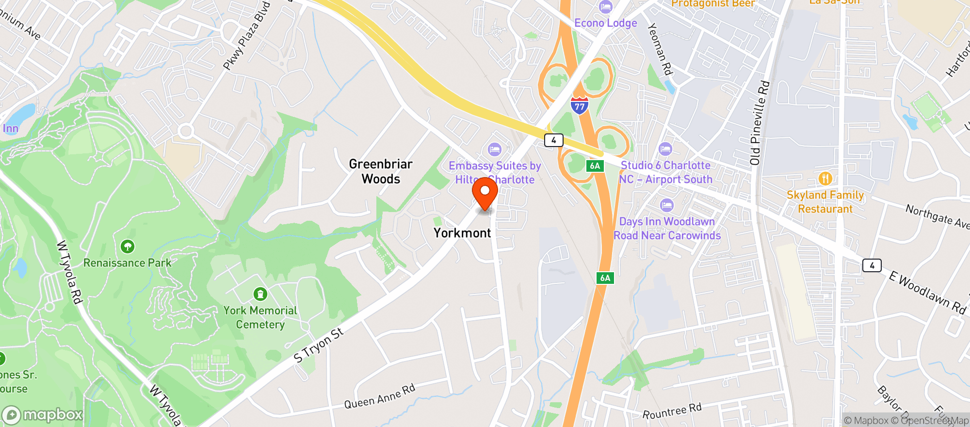 Map showing CIRCLE K #2723965