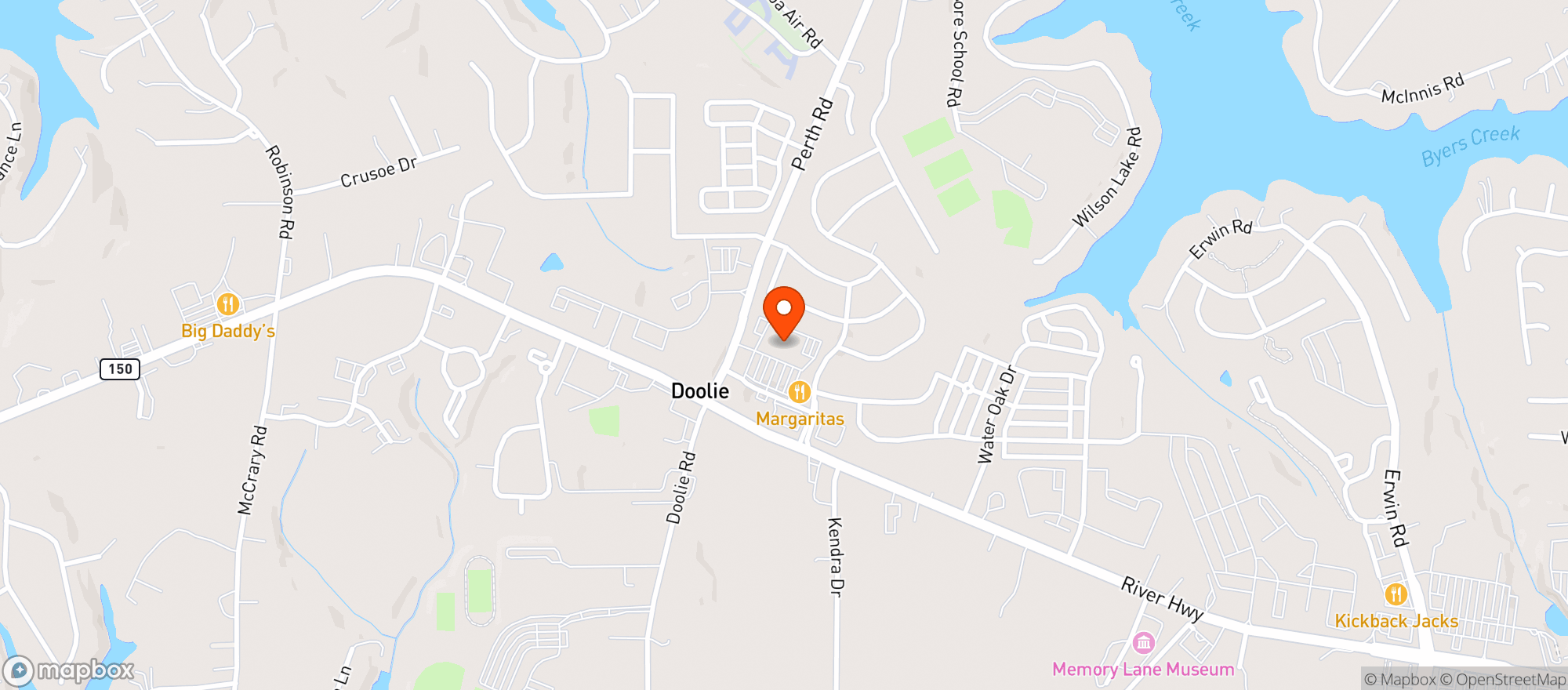 Map showing Harris Teeter