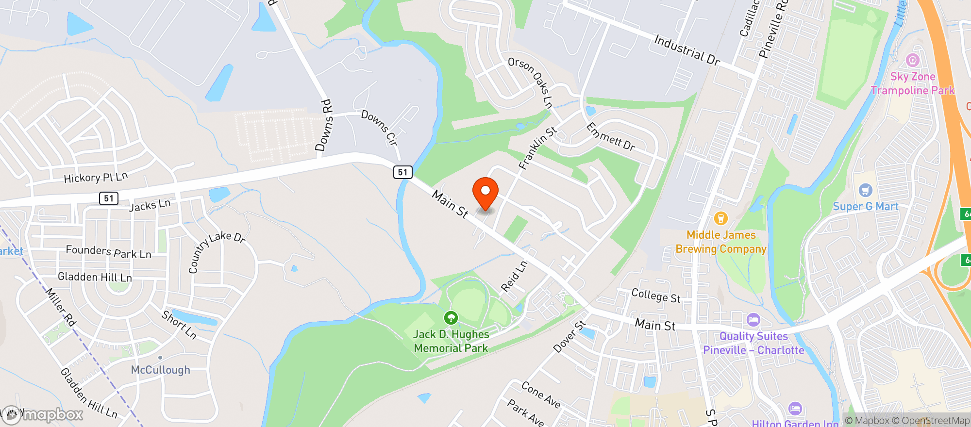 Map showing Papas House Beer And Wine
