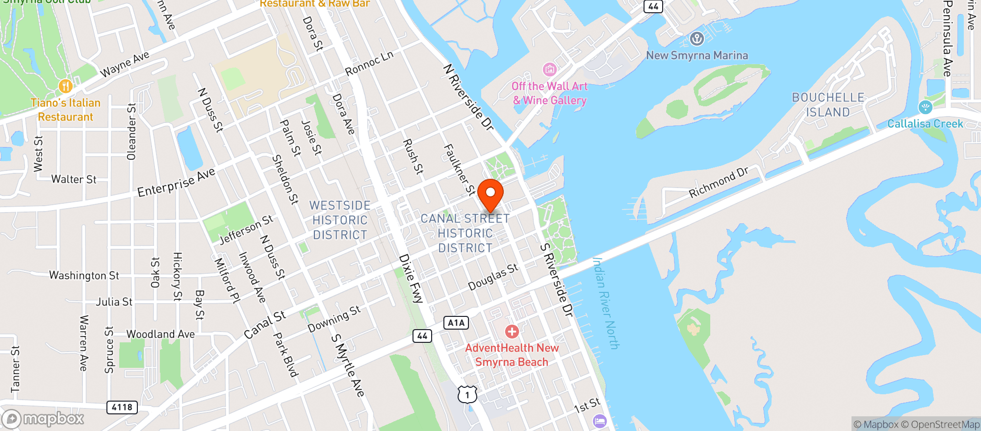 Map showing Jimmy Hula S