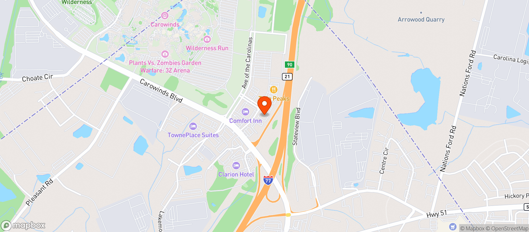 Map showing Frugal Macdoogal S