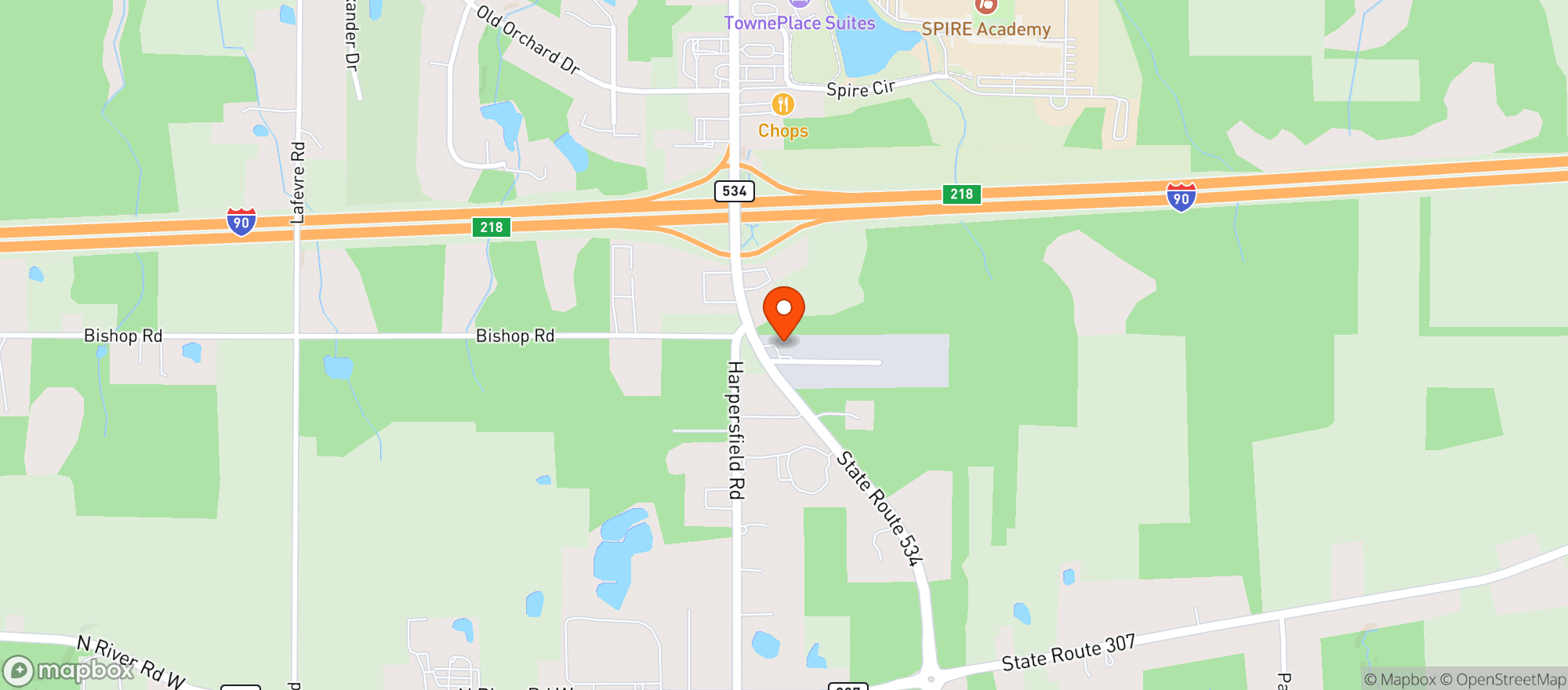 Map showing Bilicics Country Mall