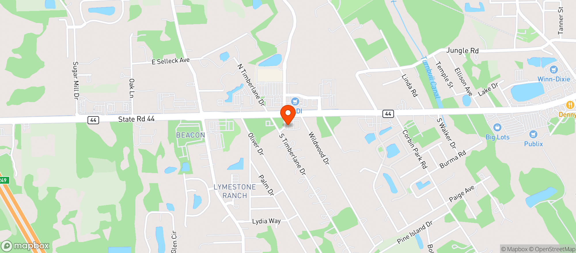 Map showing Abc Liquors #027 (700029630)