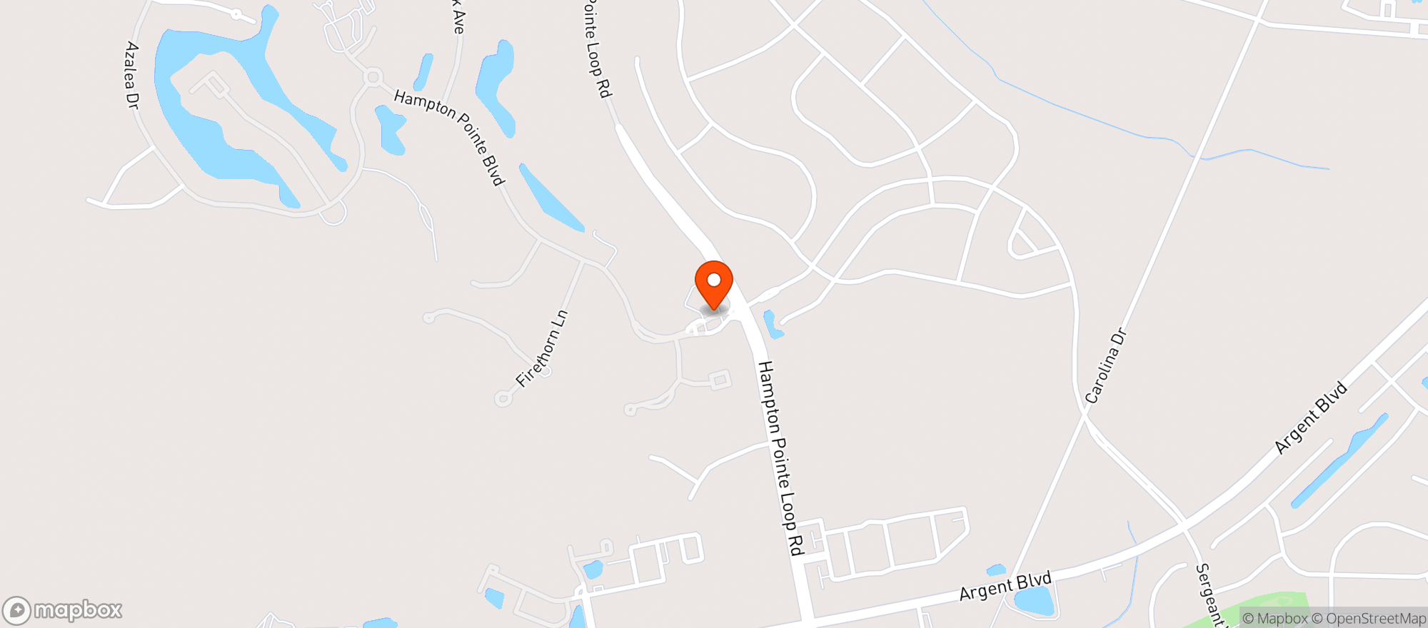 Map showing Riverton Pointe Golf Course
