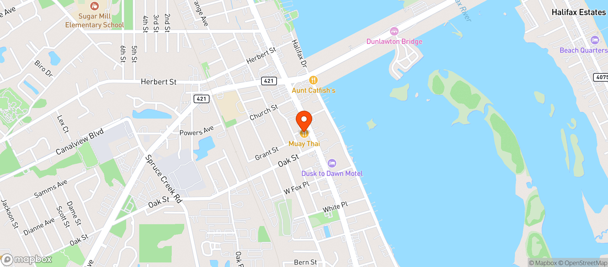 Map showing Sun Bear Distributors Llc