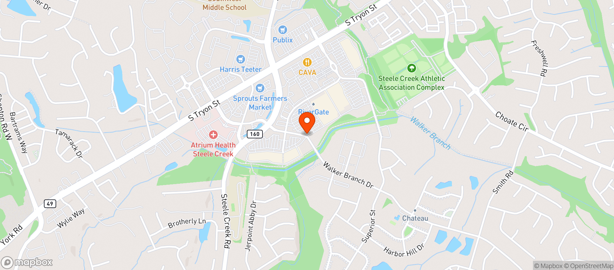 Map showing Gnc