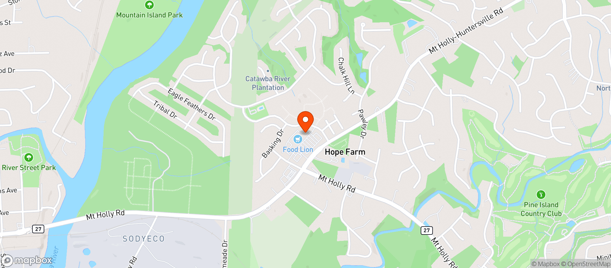 Map showing Greenlife Remedies - Mt. Holly