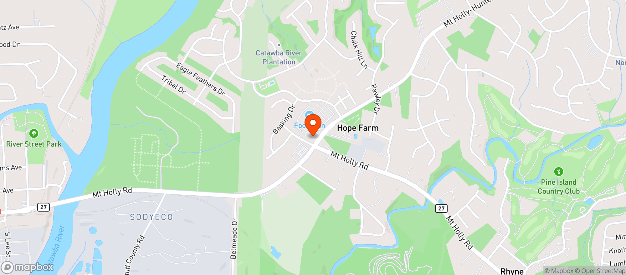 Map showing Catawba Village Bp