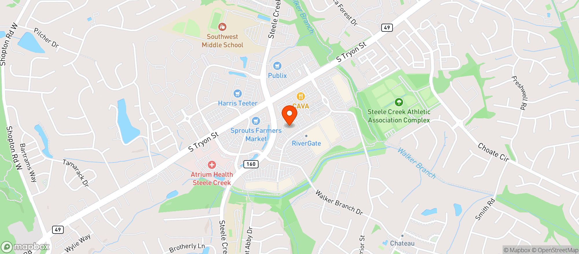 Map showing Total Wine & More