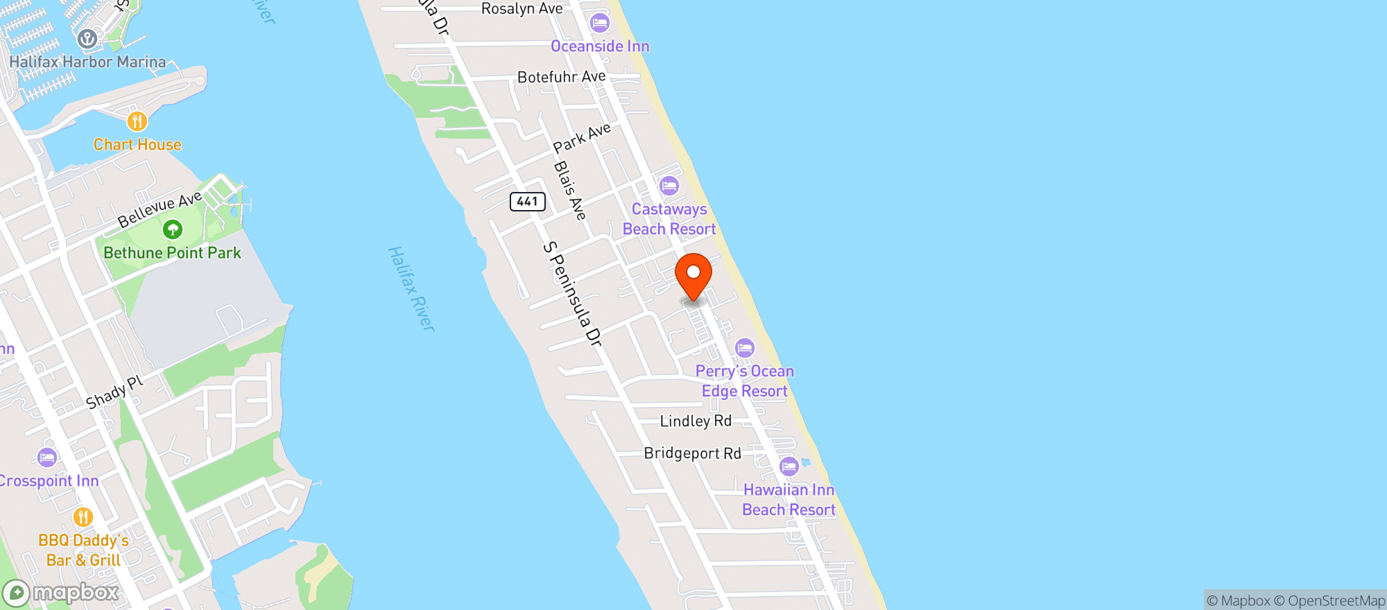 Map showing Metzs Liquors 2